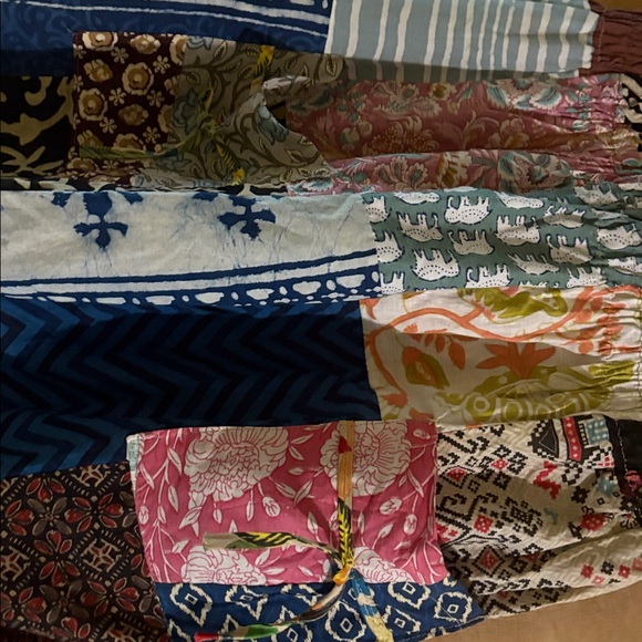 Balloon Boho Colorful Patchwork Bohemian Pants - Picture 6 of 8